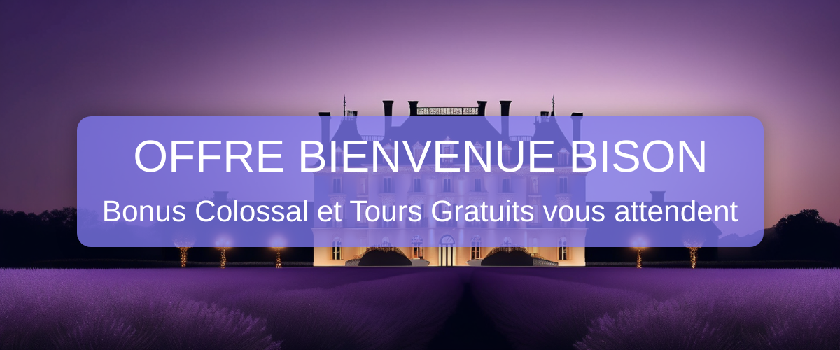Bison Casino welcome bonus